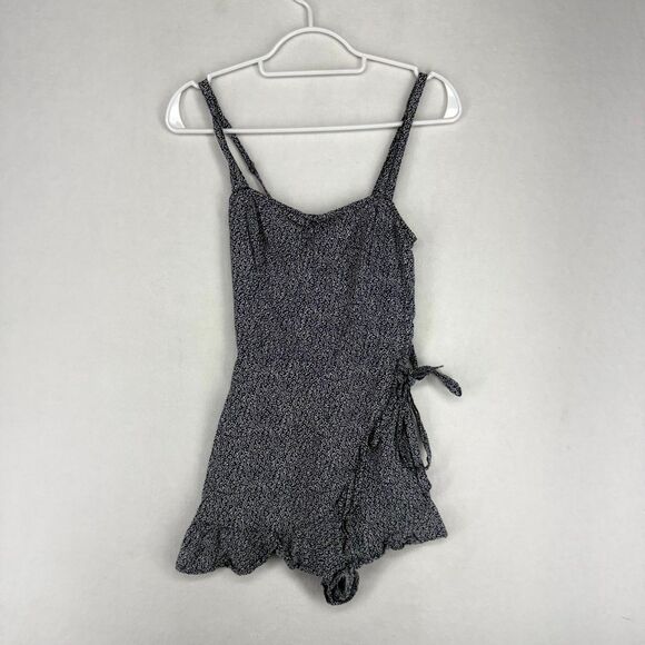 Dresses & Skirts - Hollister Spaghetti Strap Floral Pattern Wrap Mini Dress Womens Size XS